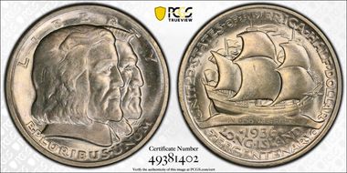 1936 50C Long Island MS63