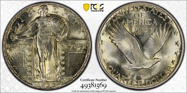 1930 25C MS64+ FH