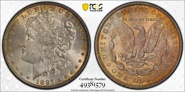 1897 $1 MS64