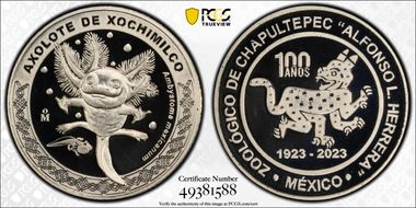 2023-Mo Medal Chapultepec Zoo Ag Axolote de Xochimilco SP69