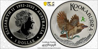 2024-P125 $1 Kookaburra Ampelmann Privy First Strike MS70