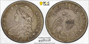 1811 50C O-104a VF30