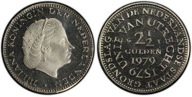 1979 2 1/2 G Union of Utrecht MS67