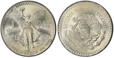 1984-Mo Onza Libertad Ag MS66