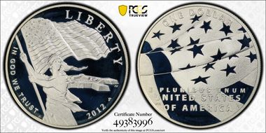2012-P $1 Star-Spangled Banner MS69