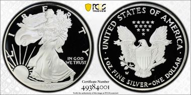 2005-W $1 Silver Eagle PR69DCAM