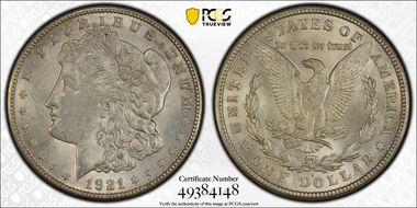 1921-S $1 MS63