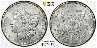 1896 $1 MS65