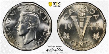 1944 5C Steel MS66