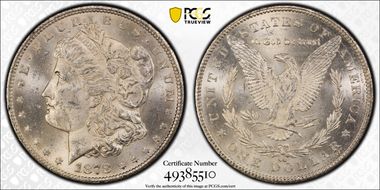 1878-CC $1 MS62