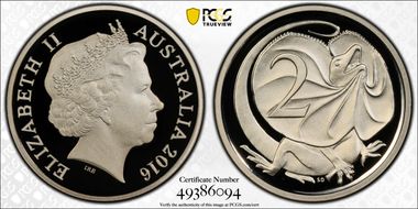 2016 2C Silver PR70DCAM