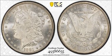 1881-CC $1 MS66