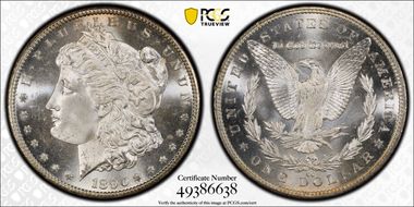 1890-CC $1 MS65+