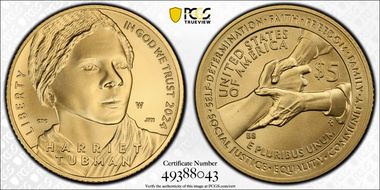 2024-W $5 Harriet Tubman MS70