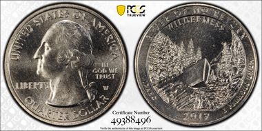 2019-W 25C Frank Church River of No Return NP MS66