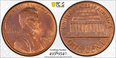 1969-D 1C MS63RB