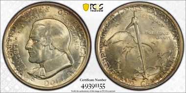 1936 50C Cleveland MS65