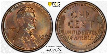 1938-D 1C MS65BN