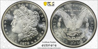 1878-S $1 MS66+