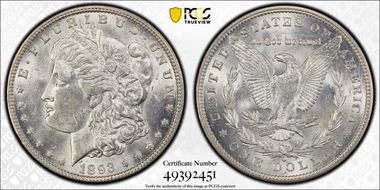 1893-O $1 AU58