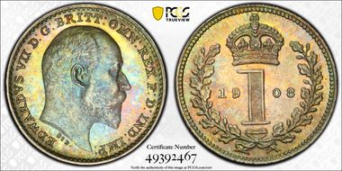 1908 1D Mdy S-3989 PL66