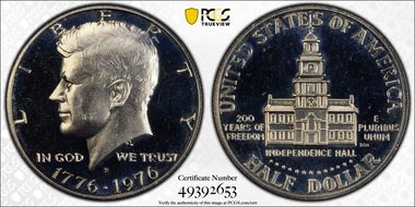 1976-S 50C Clad PR64DCAM