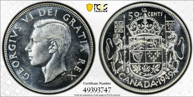 1949 50C Narrow Date N1