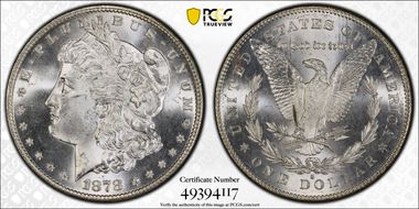 1878-S $1 MS64