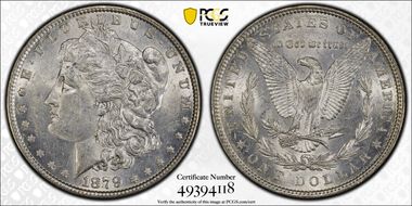 1879 $1 AU58