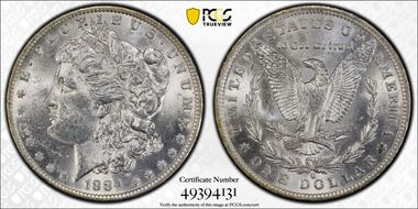 1884-O $1 MS62