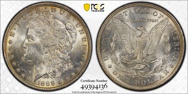 1888-O $1 MS62
