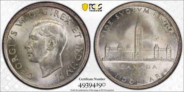1939 S$1 MS64
