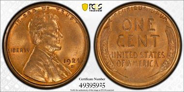 1924-S 1C MS65RD
