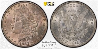 1883-O $1 MS63
