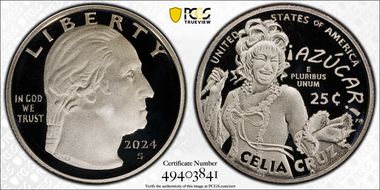 2024-S 25C Celia Cruz First Strike PR69DCAM