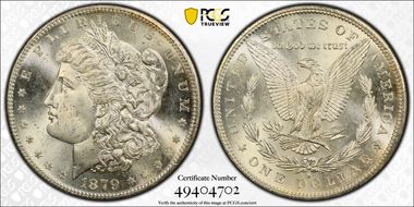 1879-S $1 MS65