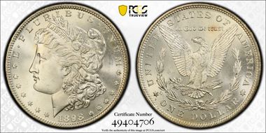 1898 $1 MS66