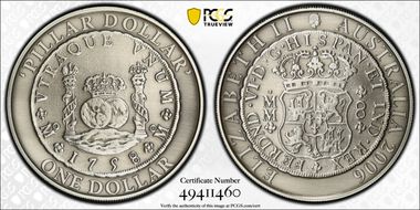 2006 $1 Spanish Pillar Dollar Antique Finish SP70