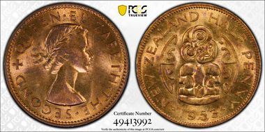 1953 1/2D KM-23.1 MS64RB