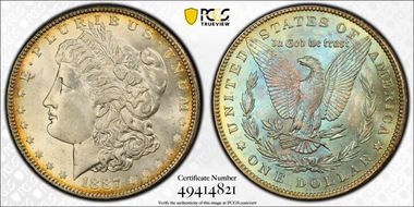 1887 $1 MS64