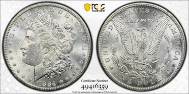 1884-CC $1 MS61