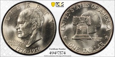 1976-D $1 Type 2 MS64