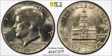 1976-D 50C Clad MS65