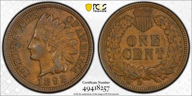 1892 1C AU50BN