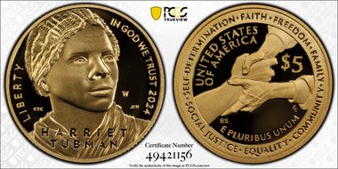 2024-W $5 Harriet Tubman First Strike PR69DCAM