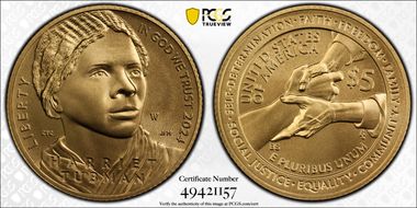 2024-W $5 Harriet Tubman First Strike MS70