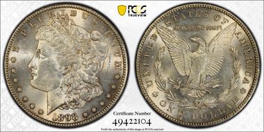 1898-S $1 MS62
