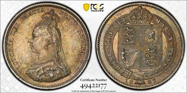 1887 Shil S-3926 Jubilee Head MS63