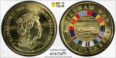 2023-C $2 Vietnam War Colorized MS69