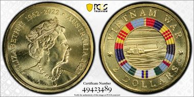 2023-C $2 Vietnam War Colorized MS69